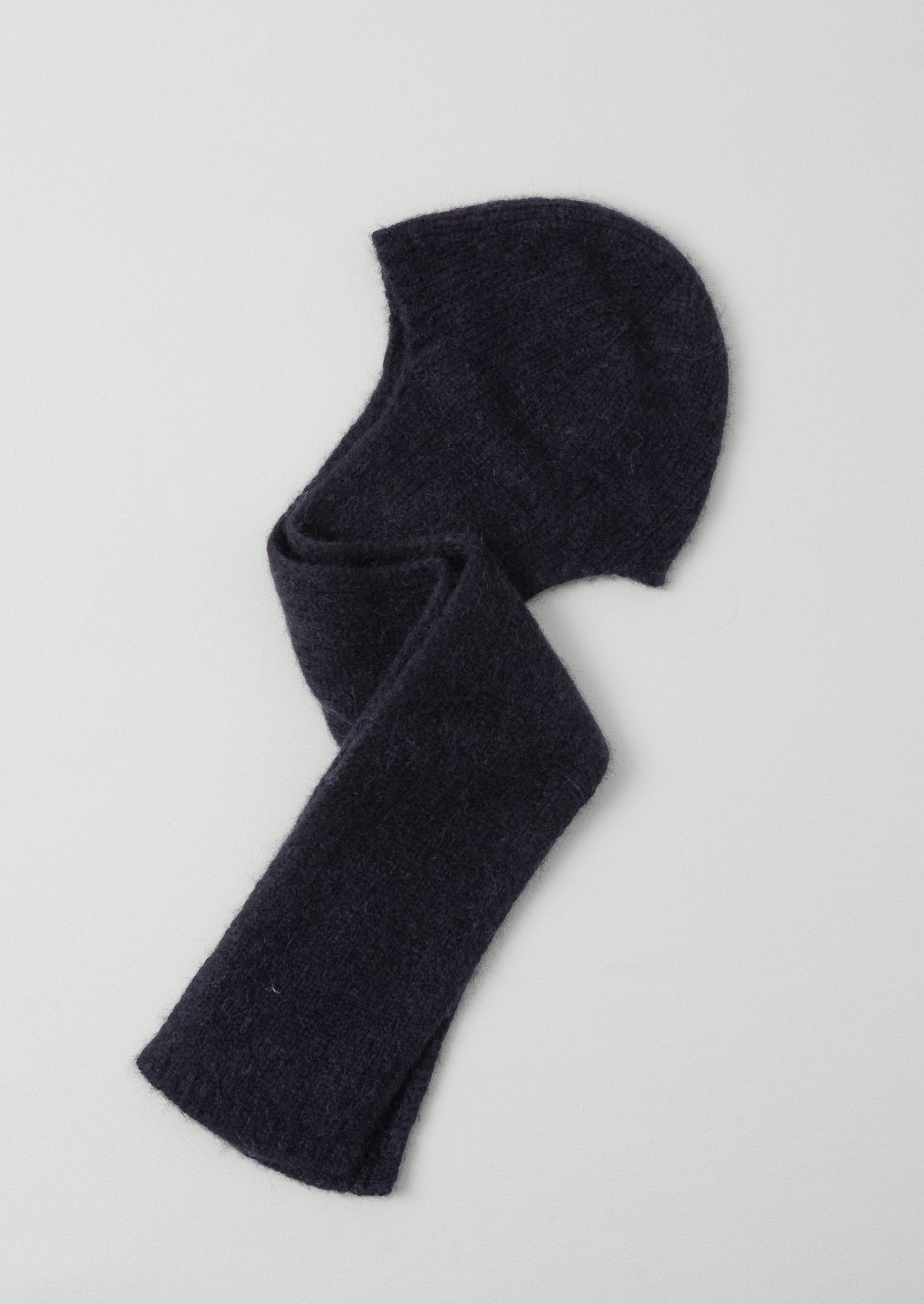 Lofty Alpaca Hooded Scarf | Stone
