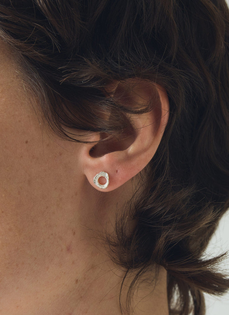 Emily Nixon Tolvan Silver Studs | Silver