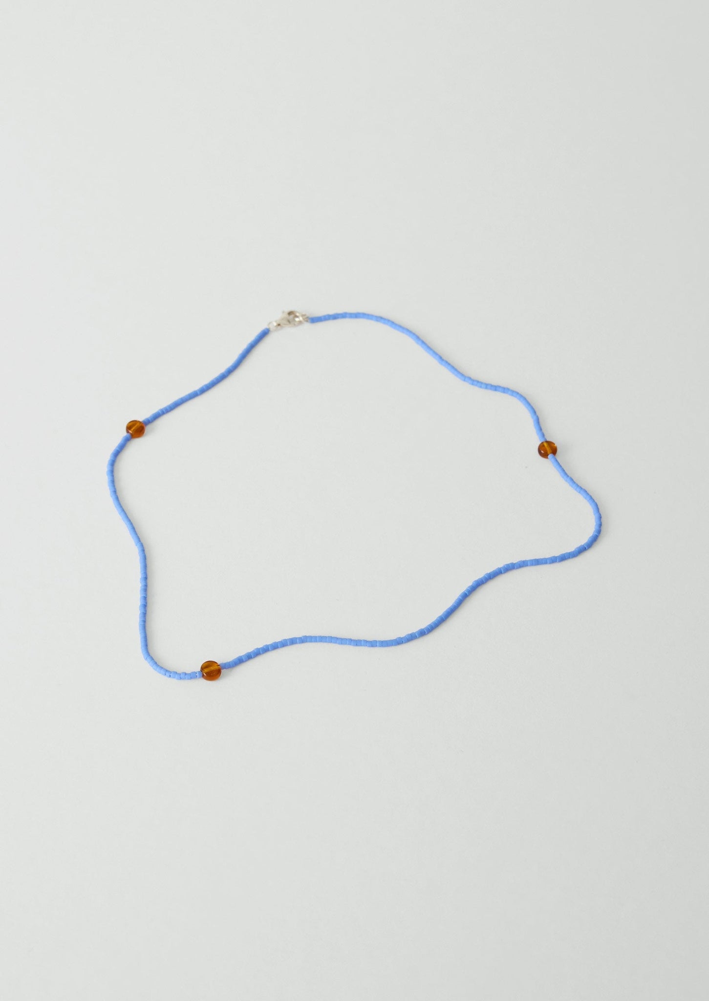 Helena Rohner Glass Beaded Necklace | Cornflower Blue | TOAST