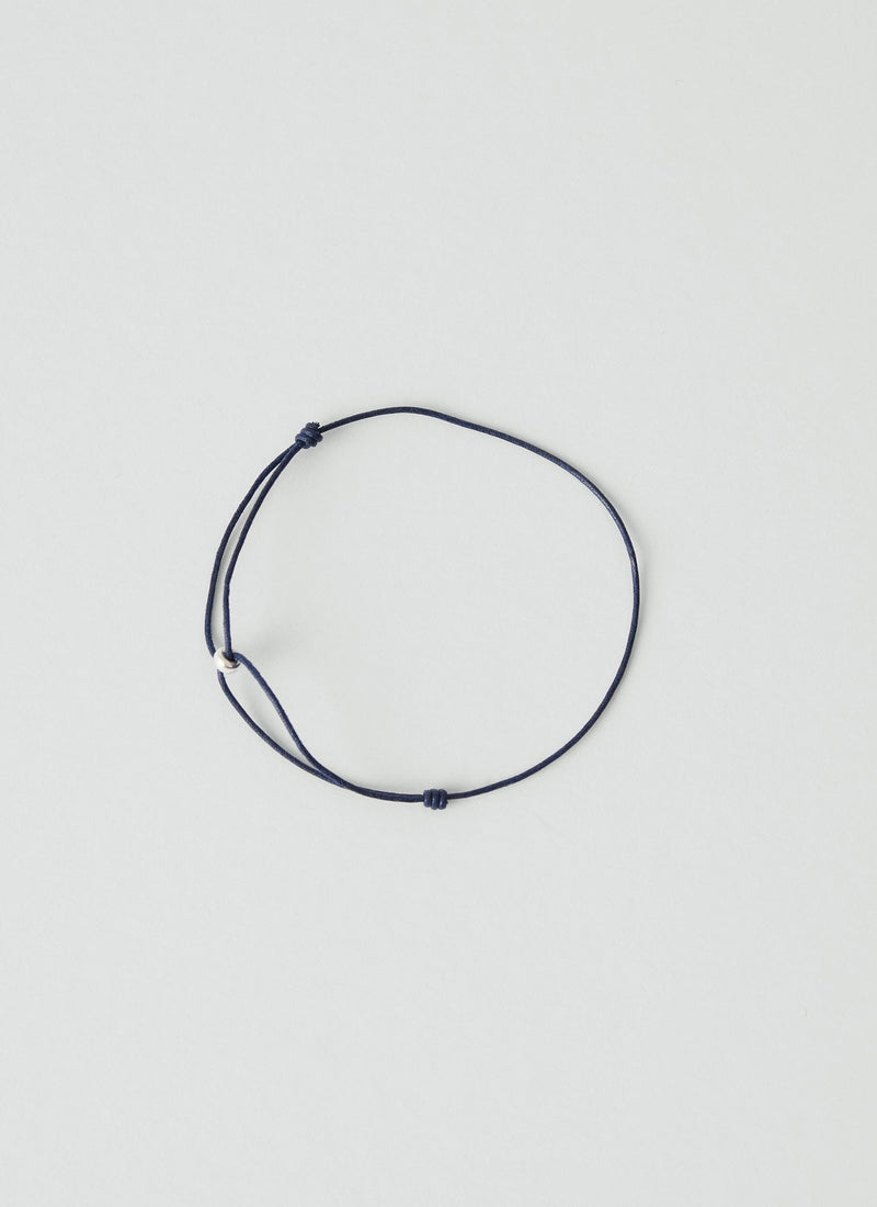 Helena Rohner Silver Bead Bracelet | Navy/Silver