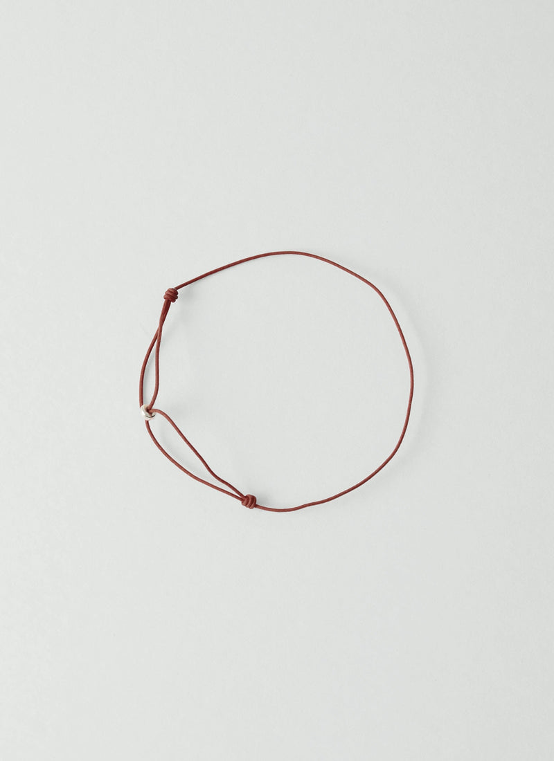 Helena Rohner Silver Bead String Bracelet | Plum/Silver