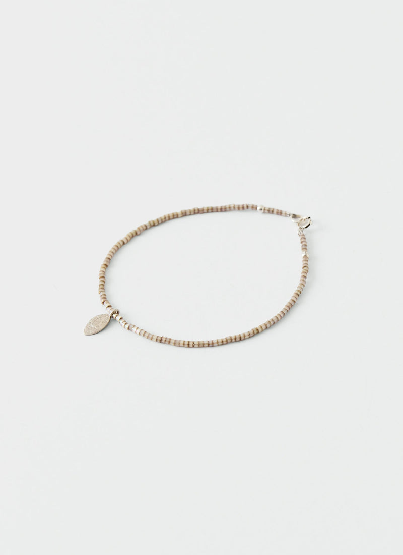 Sally Lacock Beaded Charm Bracelet | Silver