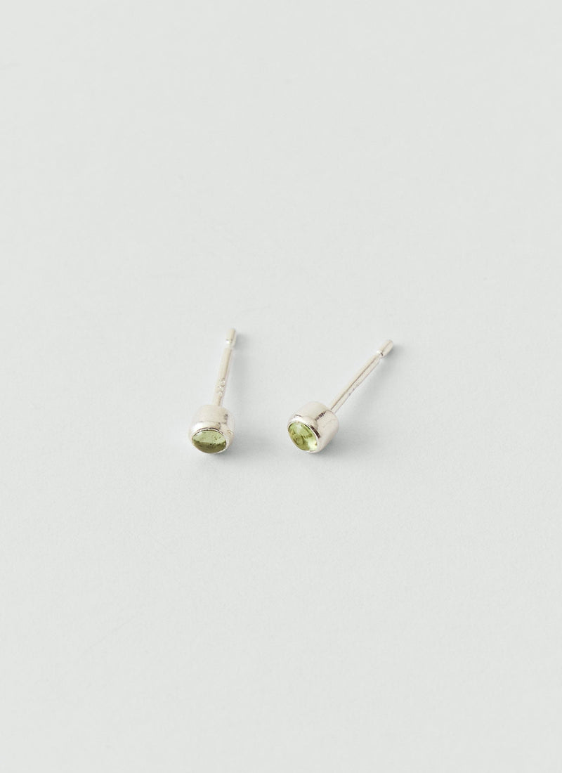 Emma Craig Peridot Stud Earrings | Moss