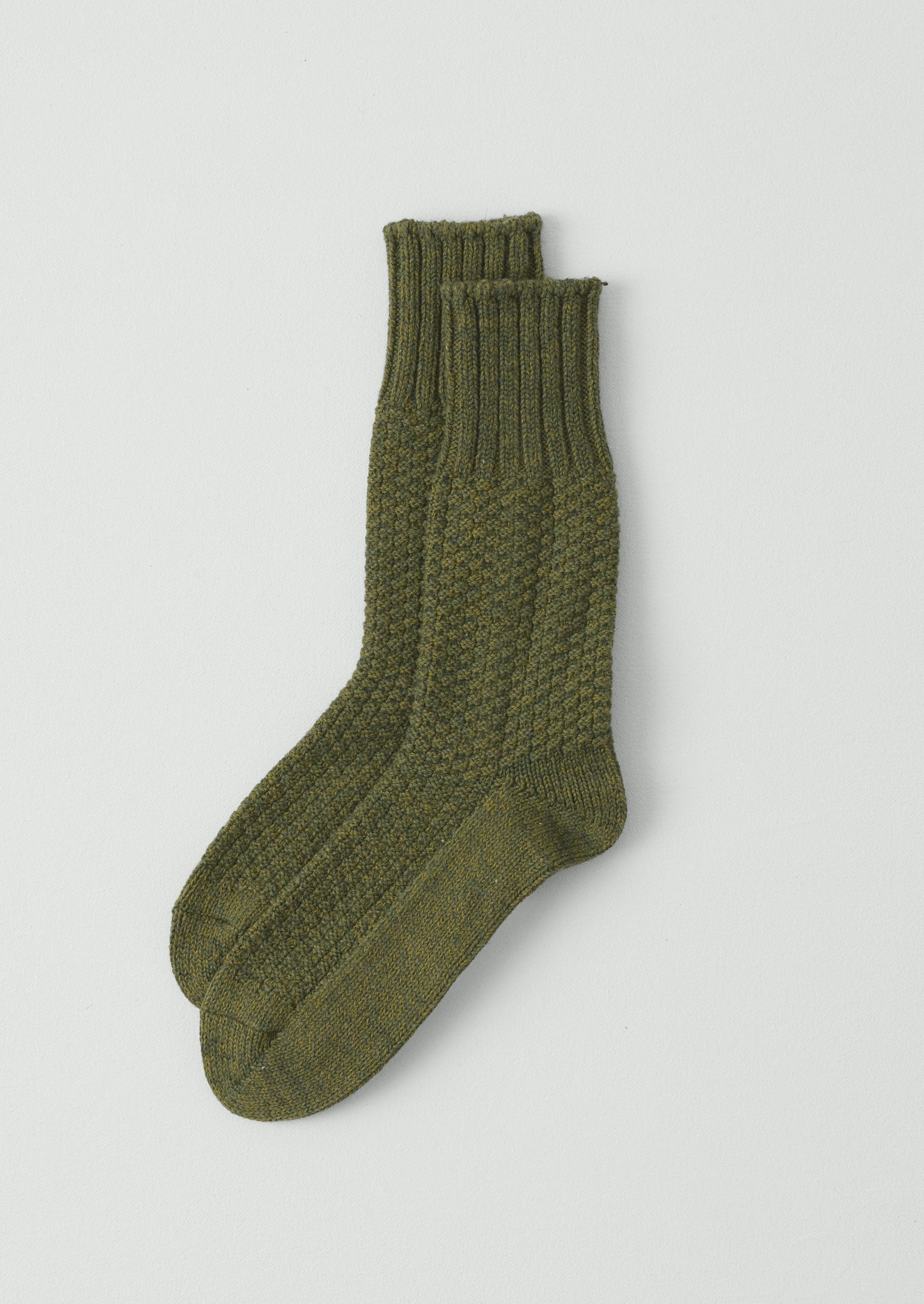 Nishiguchi Kutsushita Boot Socks | Moss Green