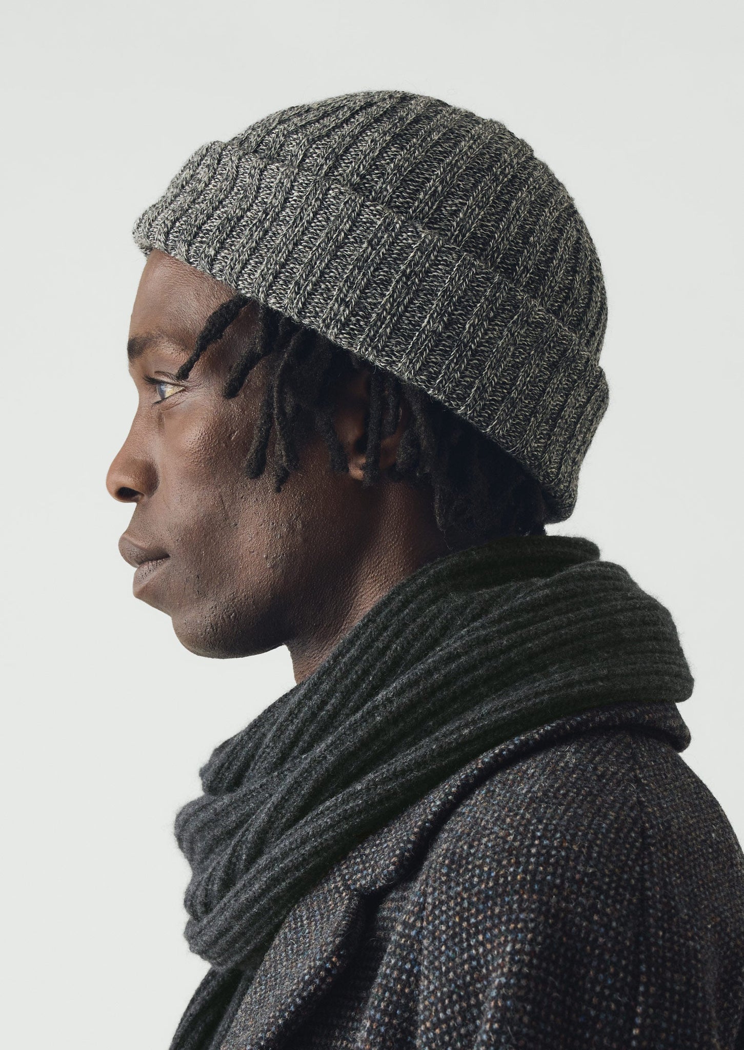 Fisherman Beanie | Granite Marl