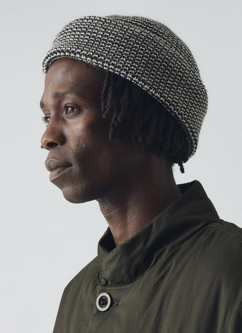 Heimat Mechanic Fine Stripe Hat | Ink/Seashell