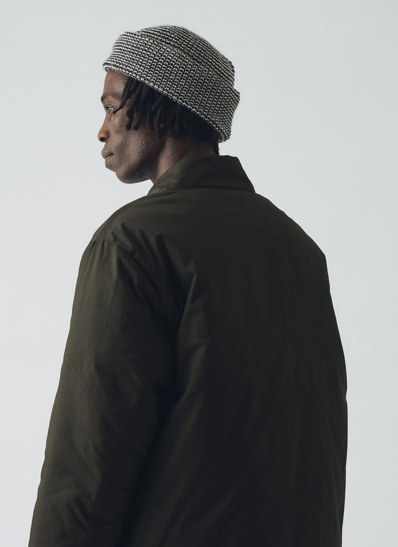 Heimat Mechanic Fine Stripe Hat | Ink/Seashell