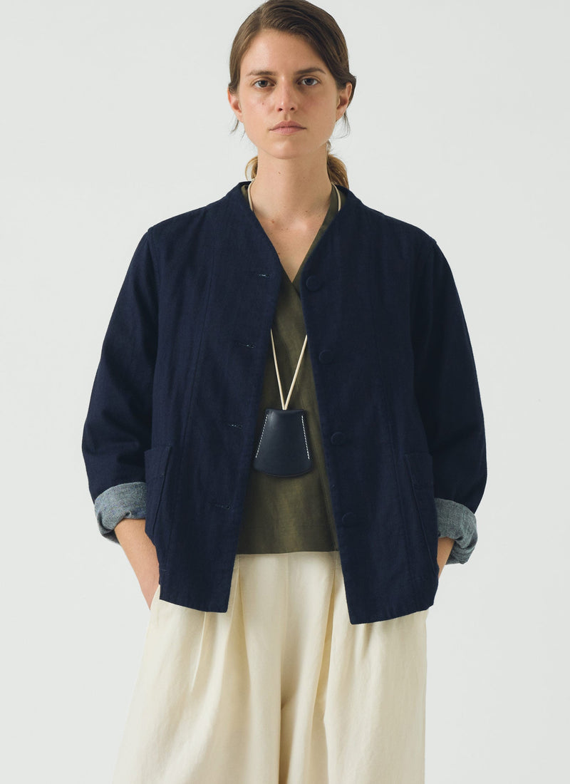 Laperruque Leather Bell Key-Holder | Navy