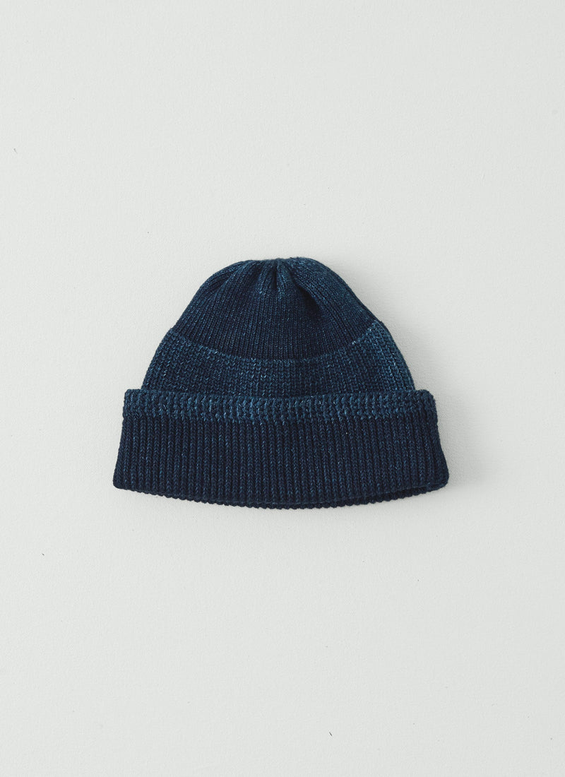 Rototo Knitted Beanie | Indigo