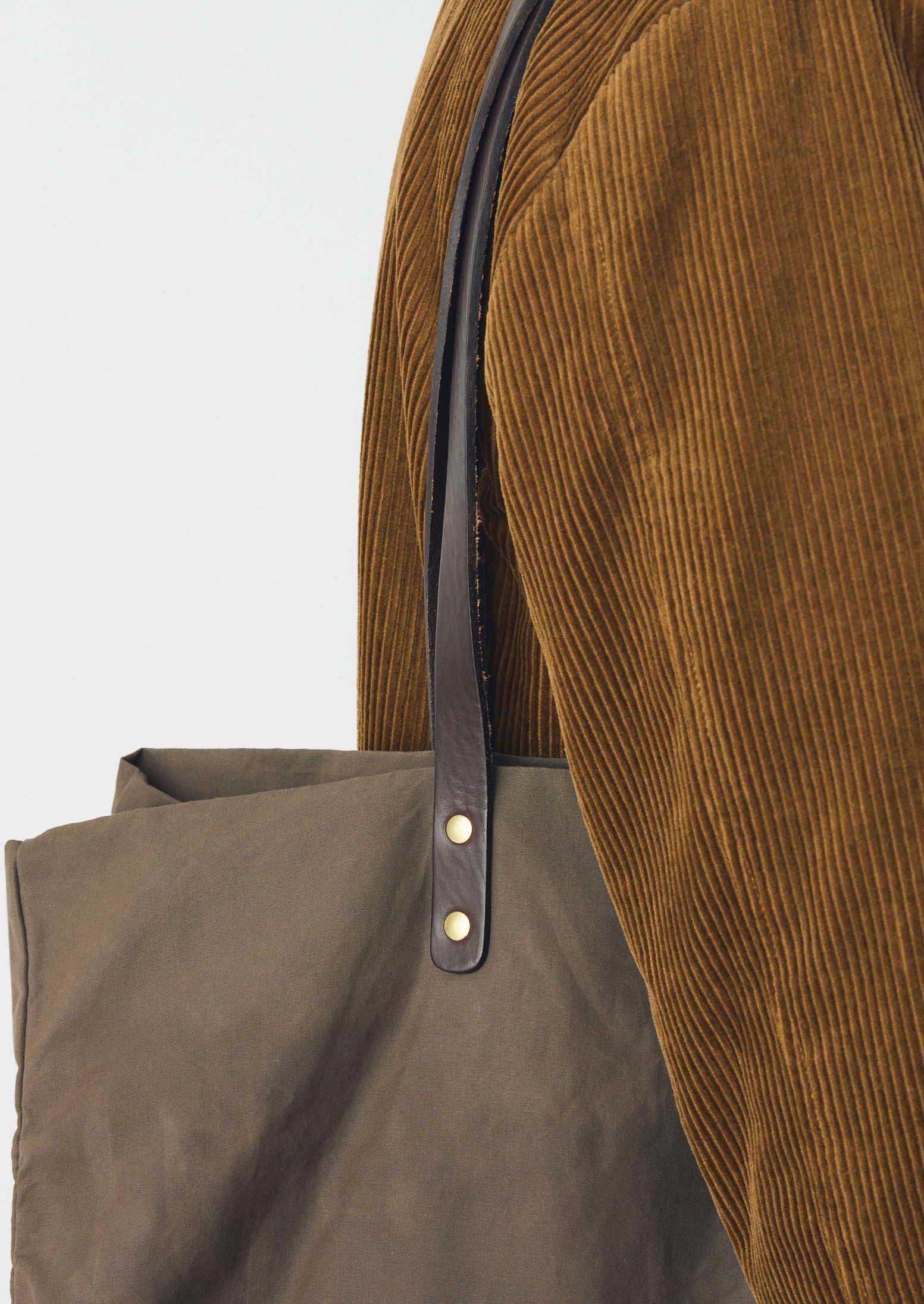 Kate Sheridan Giga Waxed Cotton Tote Bag | Bracken | TOAST