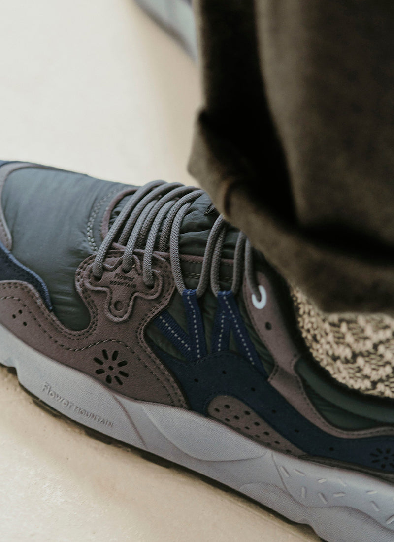 Flower Mountain Yamano Panelled Sneakers | Charcoal