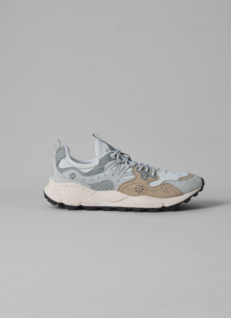 Flower Mountain Yamano Panelled Sneakers | Light Grey