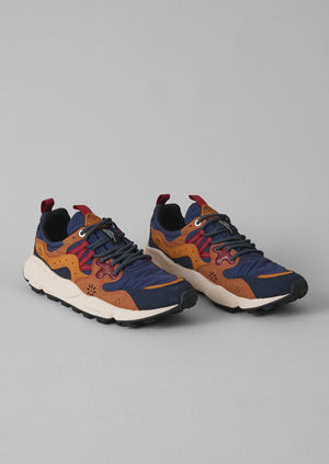 Flower Mountain Yamano Kaiso Panelled Sneakers | Indigo/Ginger