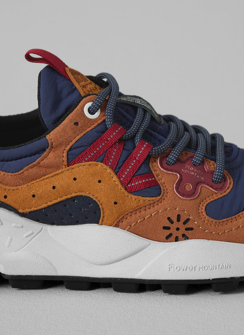 Flower Mountain Yamano Kaiso Panelled Sneakers | Indigo/Ginger