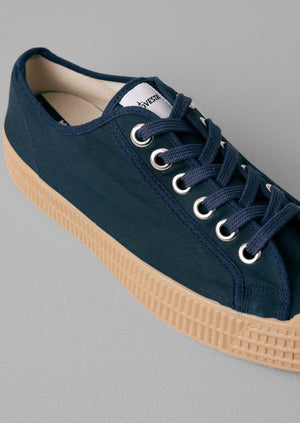 Novesta Star Master Waxed Cotton Plimsolls | Indigo | TOAST