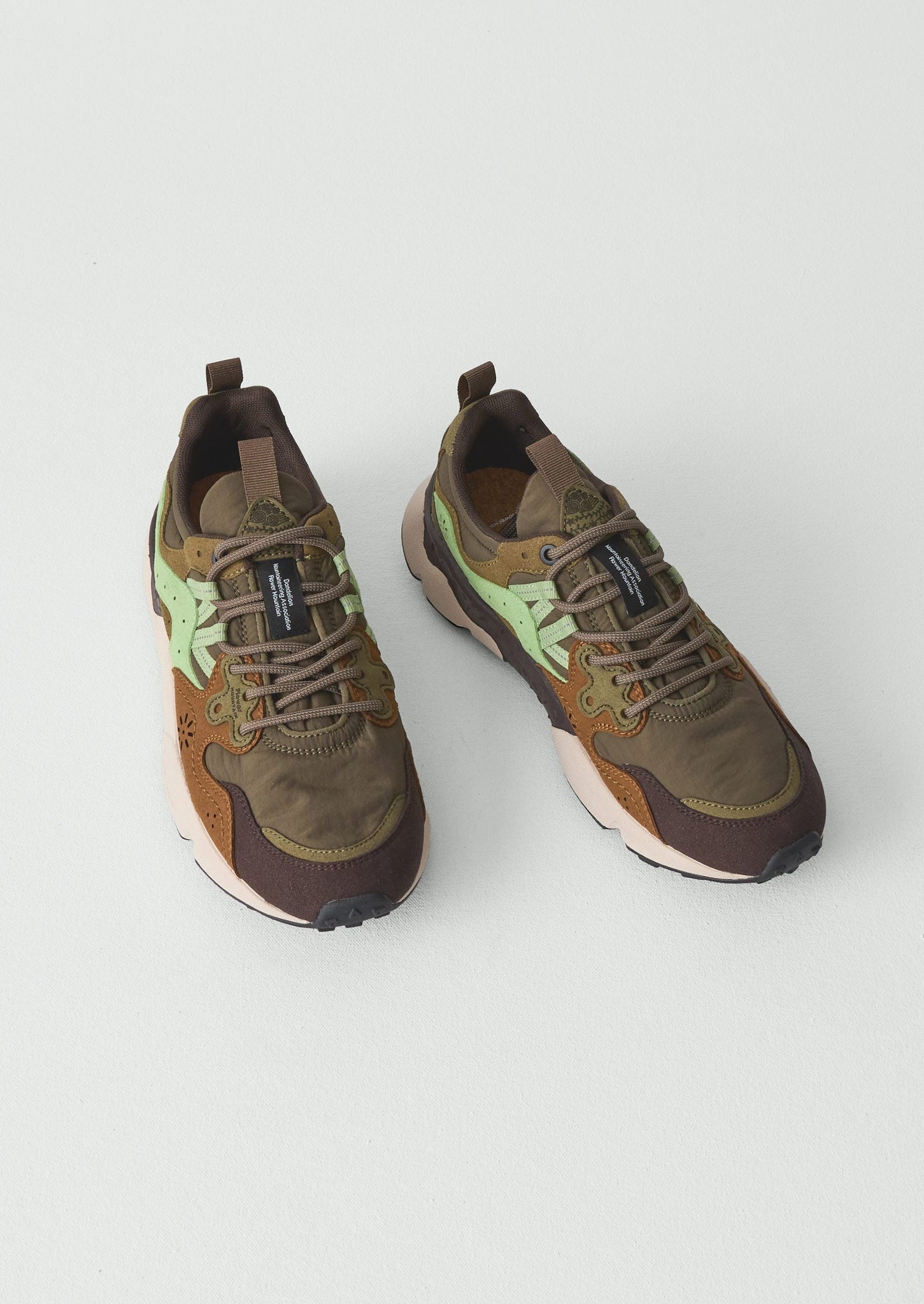 Flower Mountain Yamano Kaiso Sneakers | Deep Olive | TOAST