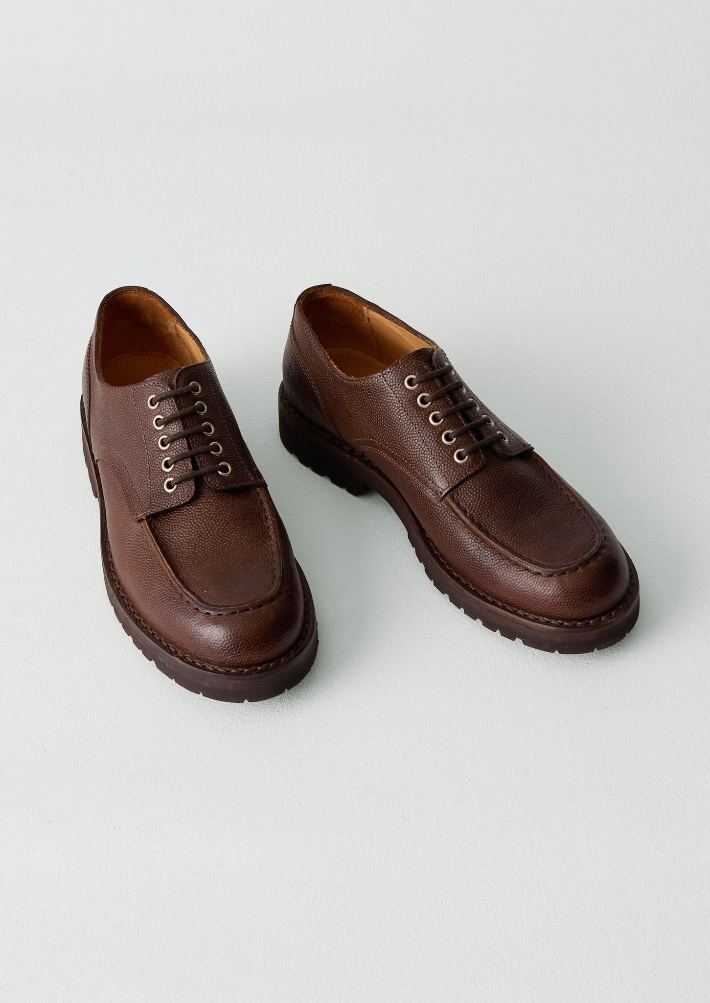 Fracap Postman Shoes | Dark Brown