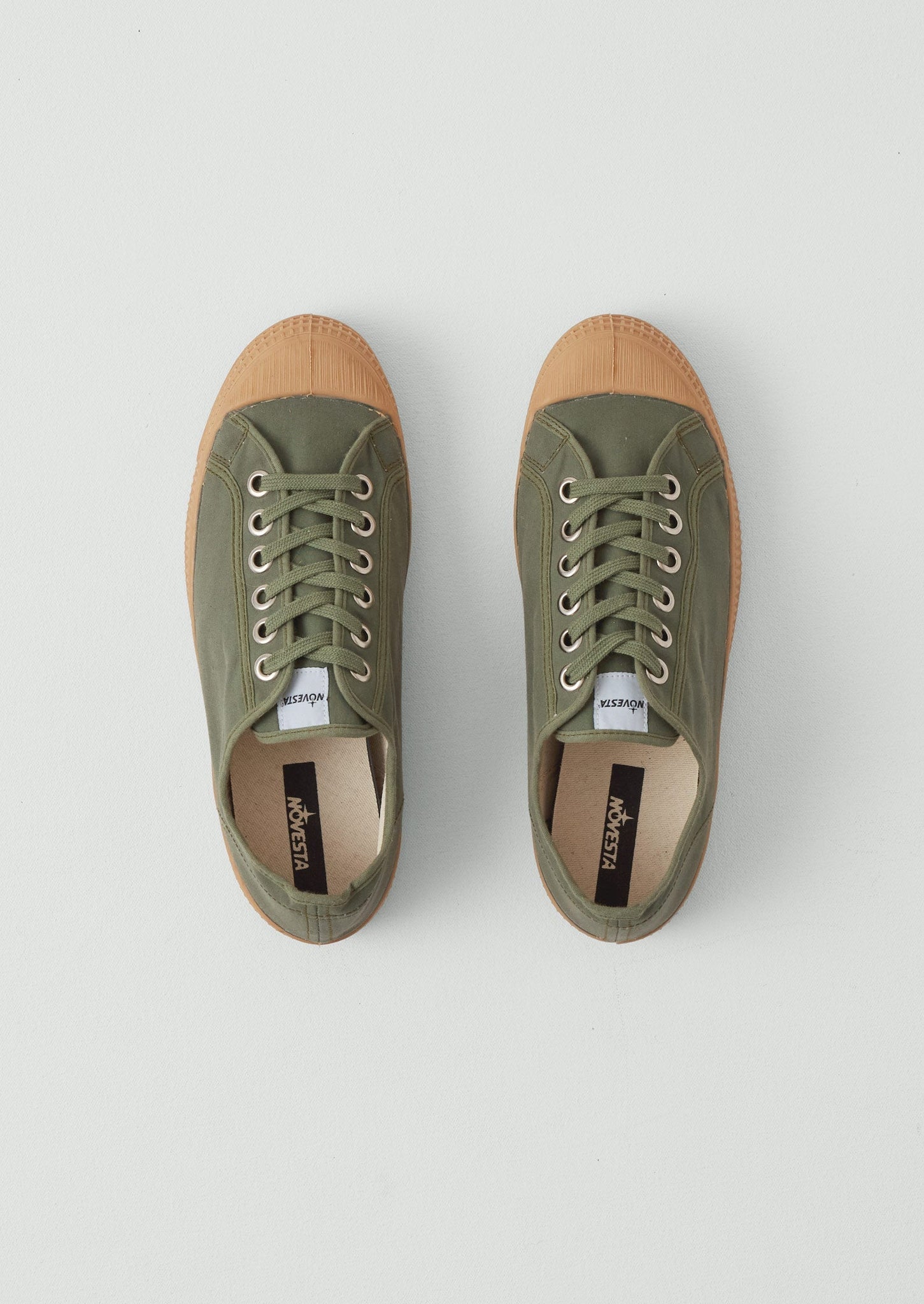 Novesta Star Master Waxed Cotton Sneakers | Sage