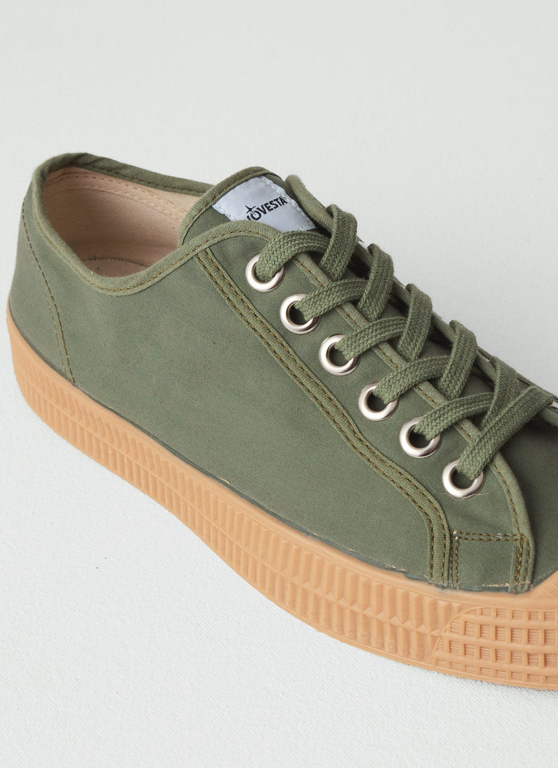 Novesta Star Master Waxed Cotton Sneakers | Sage