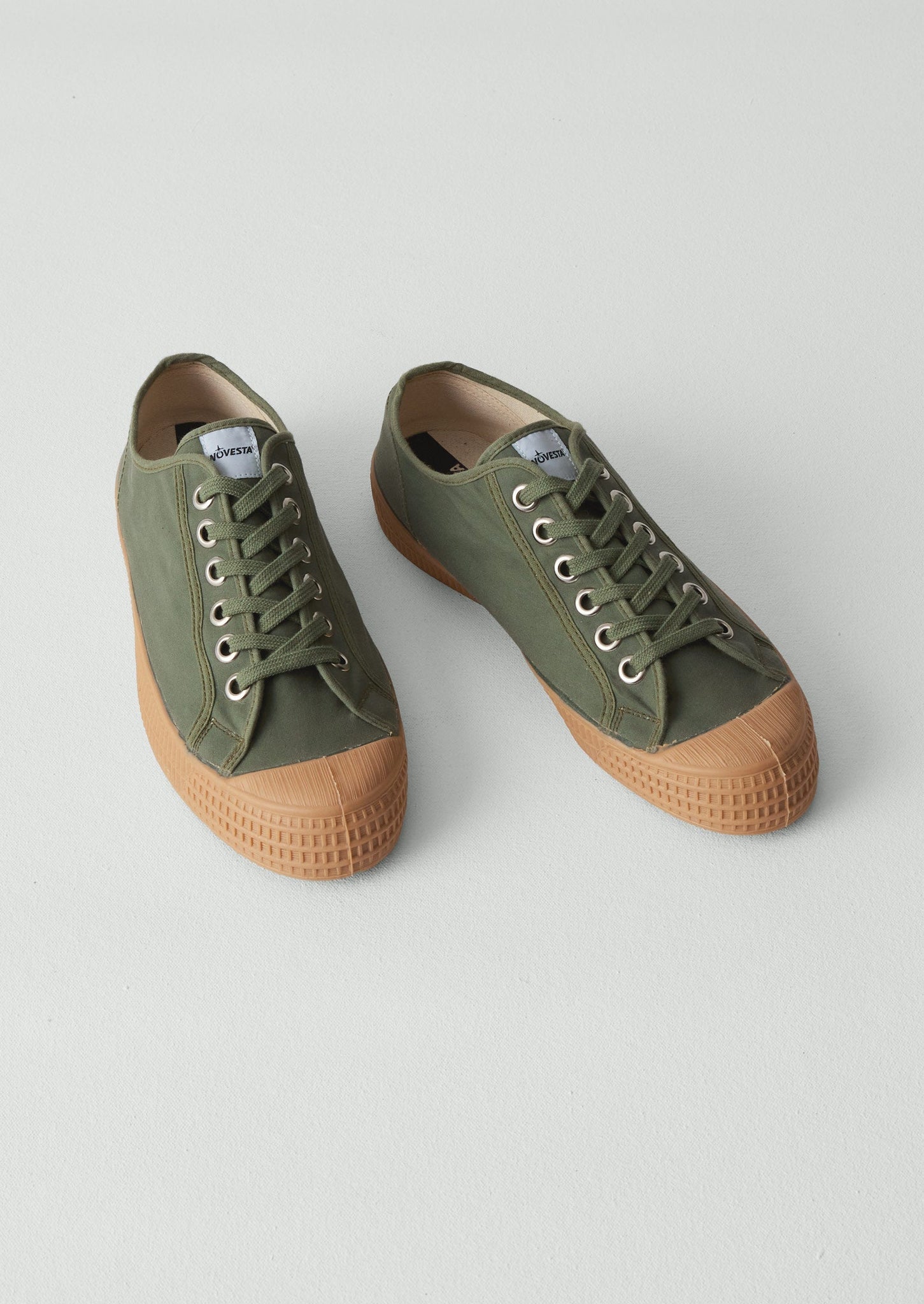 Novesta Star Master Waxed Cotton Sneakers | Sage