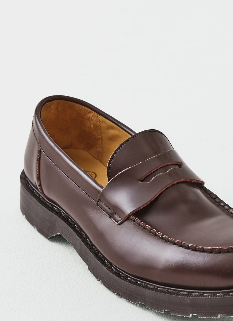 Solovair Leather Loafers | Cordovan