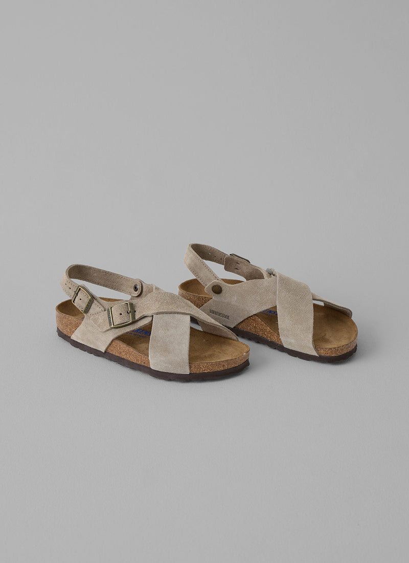 Birkenstock Suede Tulum Sandals | Taupe