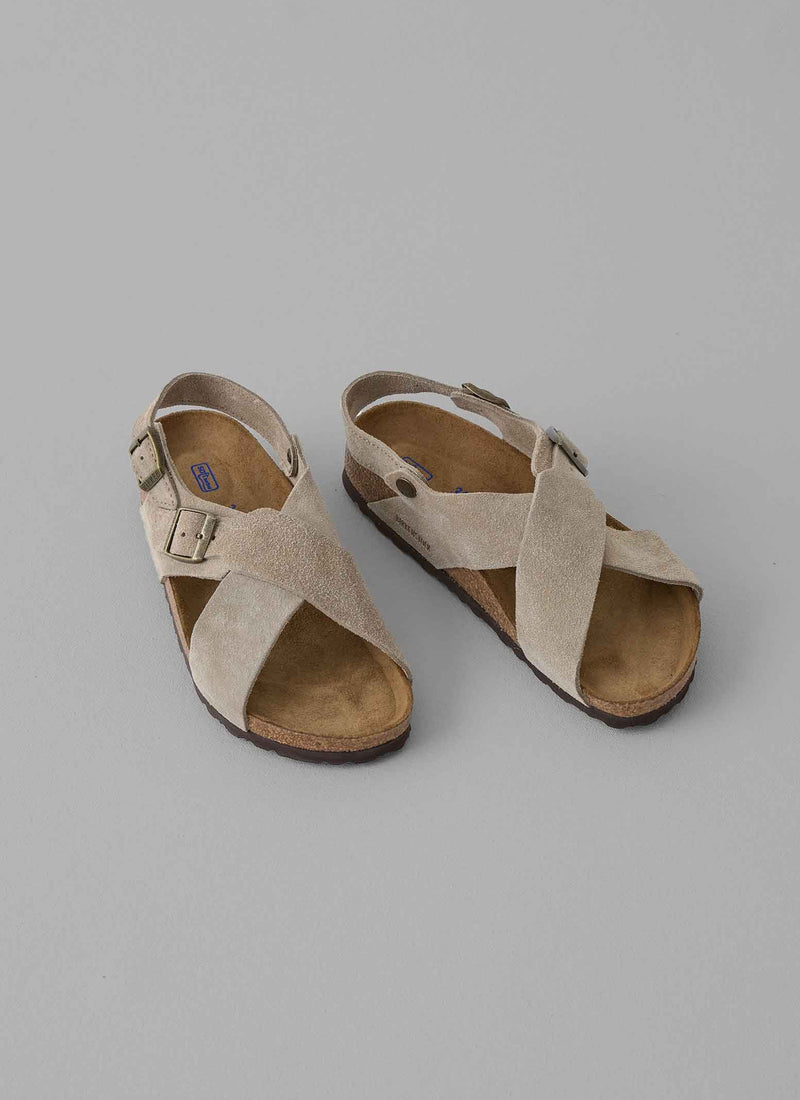 Birkenstock Suede Tulum Sandals | Taupe