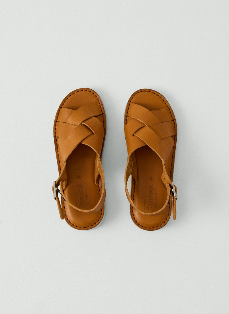Fracap Yves Leather Sandals | Miele