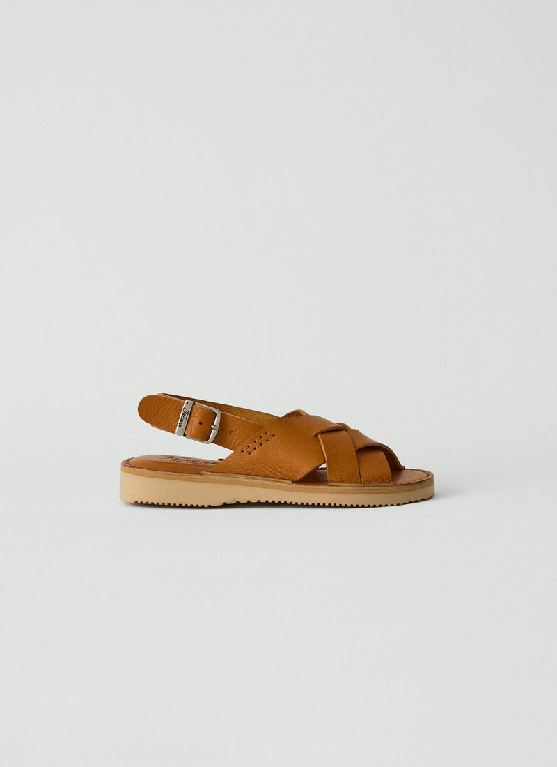 Fracap Yves Leather Sandals | Miele