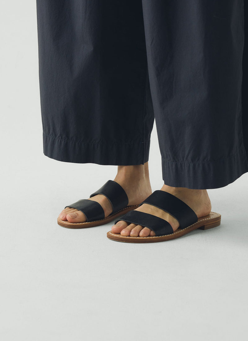 La Botte Gardiane Marcelle Leather Sandals | Black