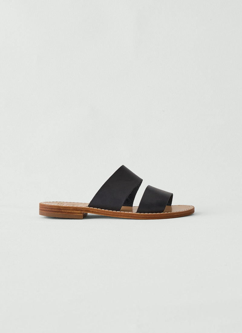 La Botte Gardiane Marcelle Leather Sandals | Black