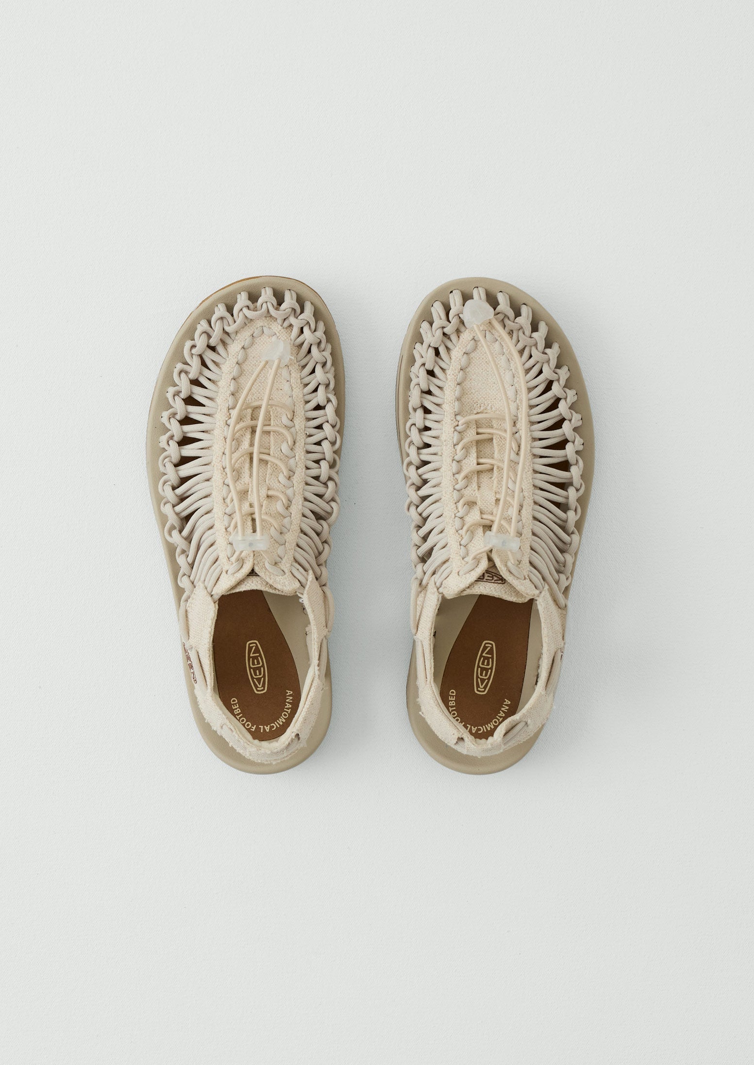Keen Uneek Canvas Sandals | Natural/Birch | TOAST