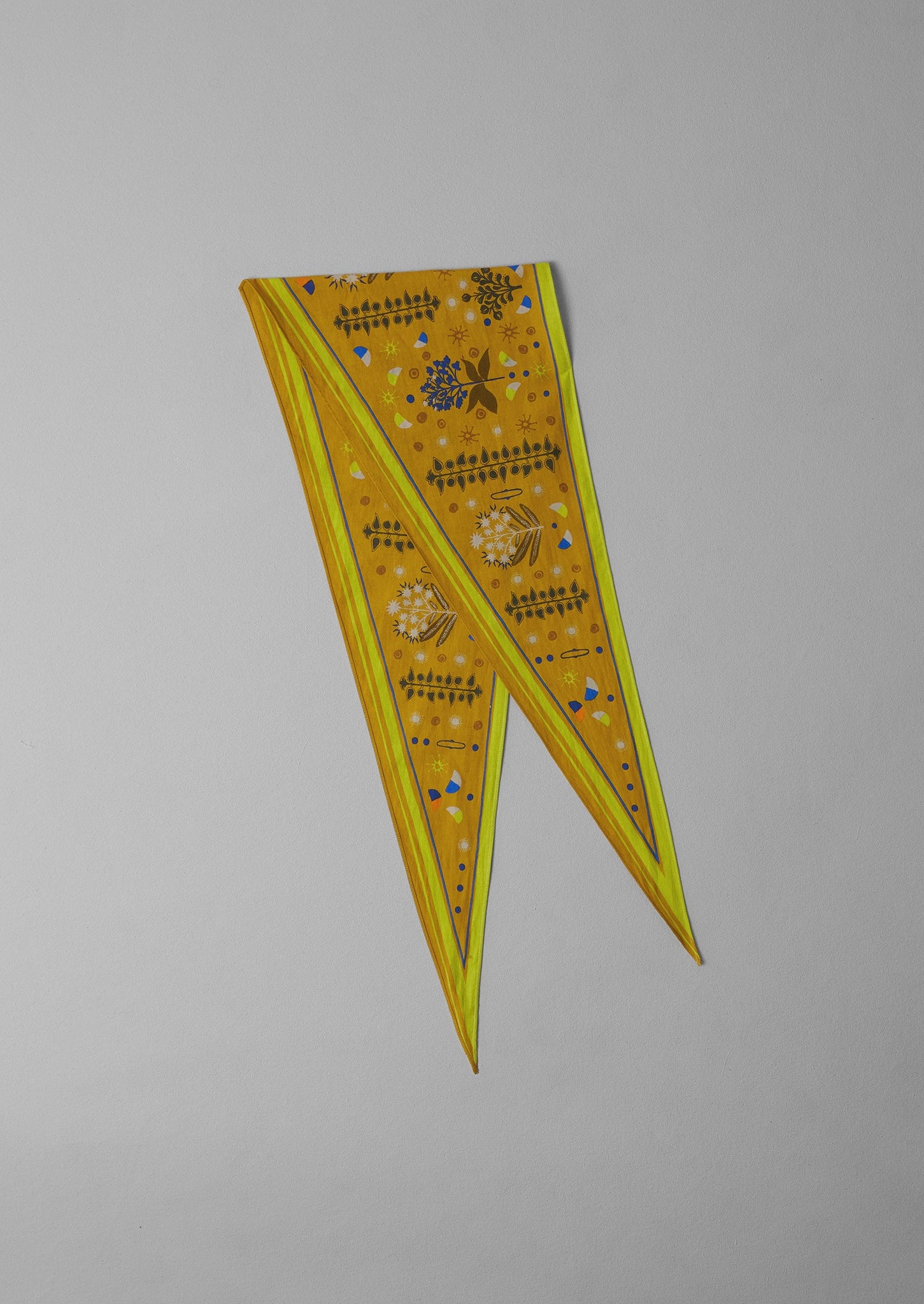 Collector Print Cotton Bandana | Ochre