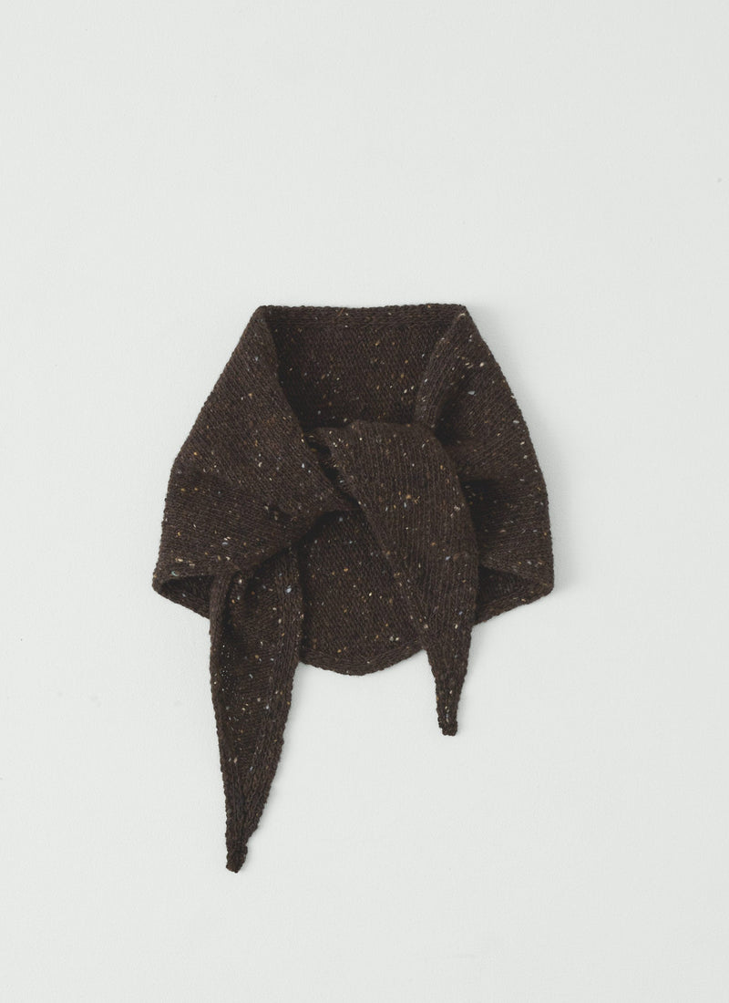 Donegal Merino Bandana | Coffee