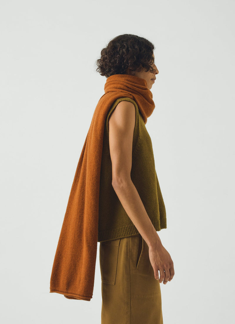 Cashmere Wool Wrap Scarf | Ginger
