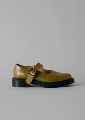 Solovair Mary Jane Shoes | Olive Oil