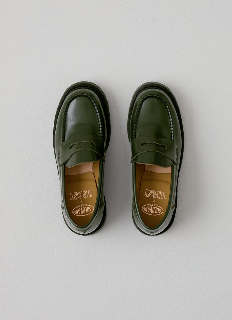 Solovair Loafers | Rich Olive