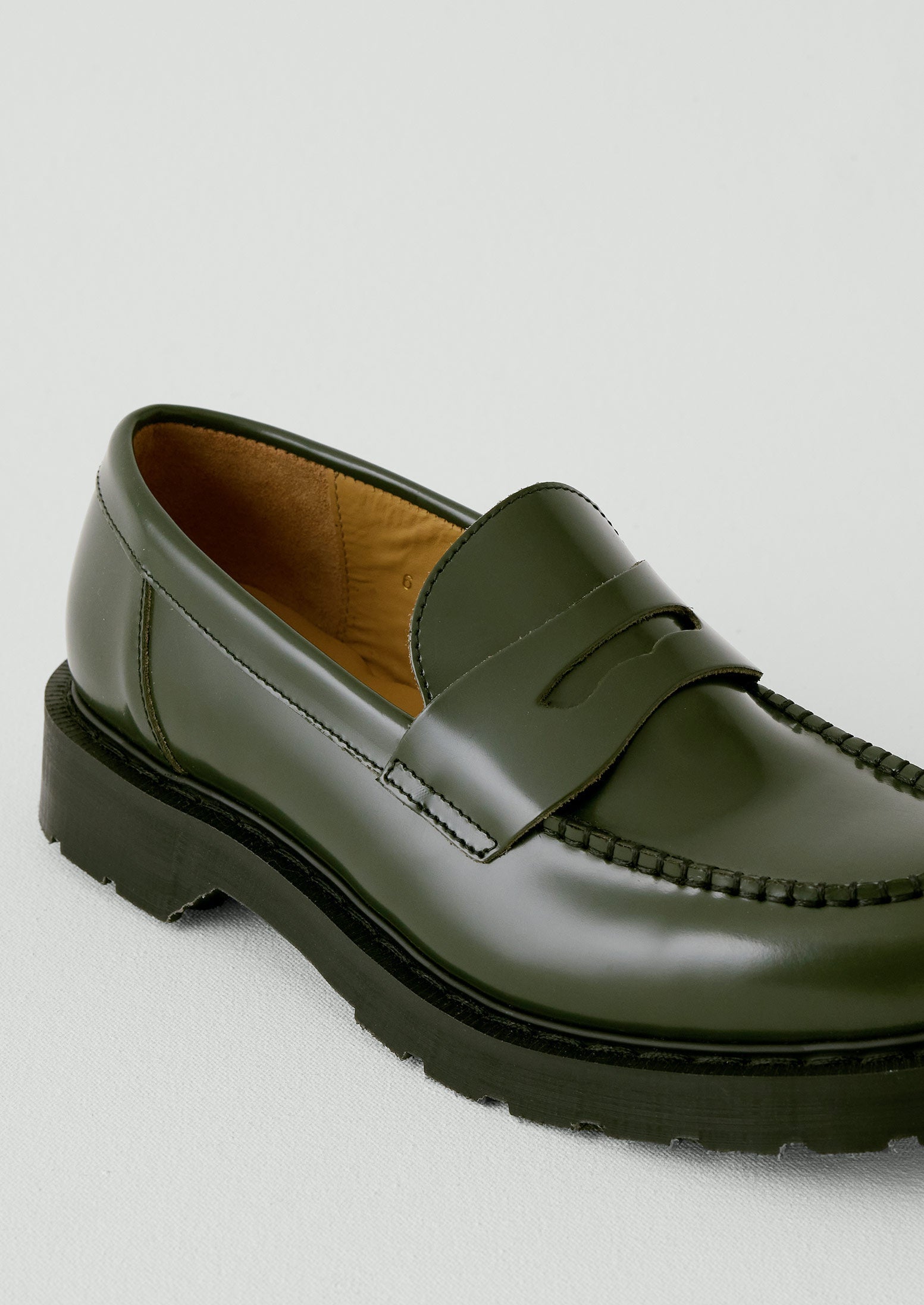 Solovair Loafers | Rich Olive | TOAST