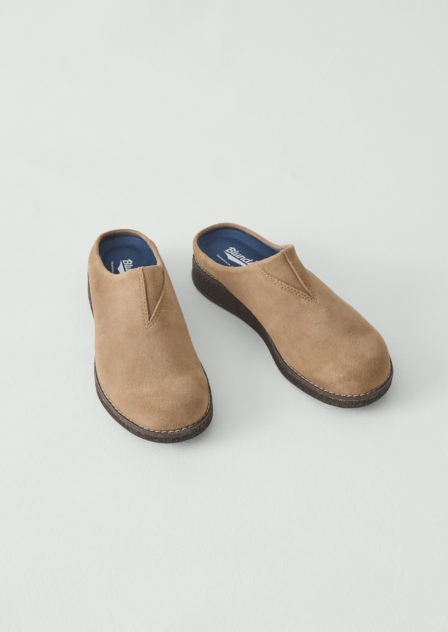 Blundstone Cork Suede Slip On Clogs | Sand | TOAST