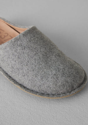 Viba Roma Felt Slippers | Grey