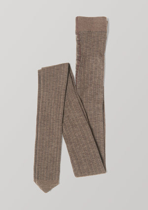 Swedish Stockings Fishbone Tights | Brown
