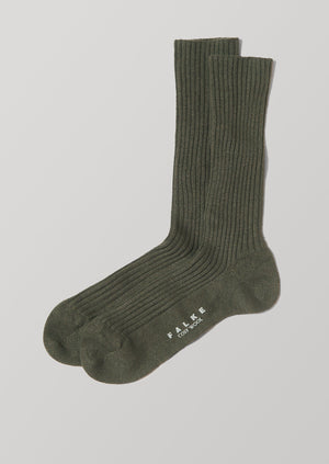 Falke Cosy Wool Boot Socks | Khaki