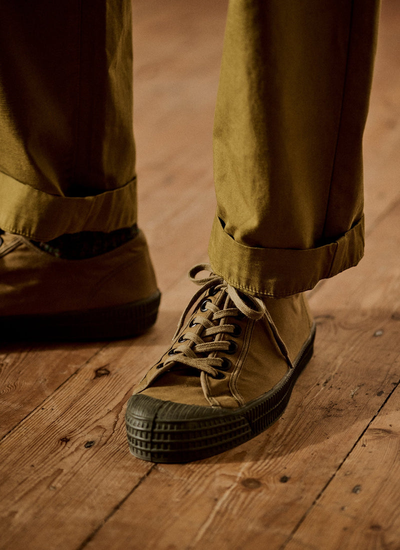 Novesta Star Master Waxed Cotton Plimsolls | Bark