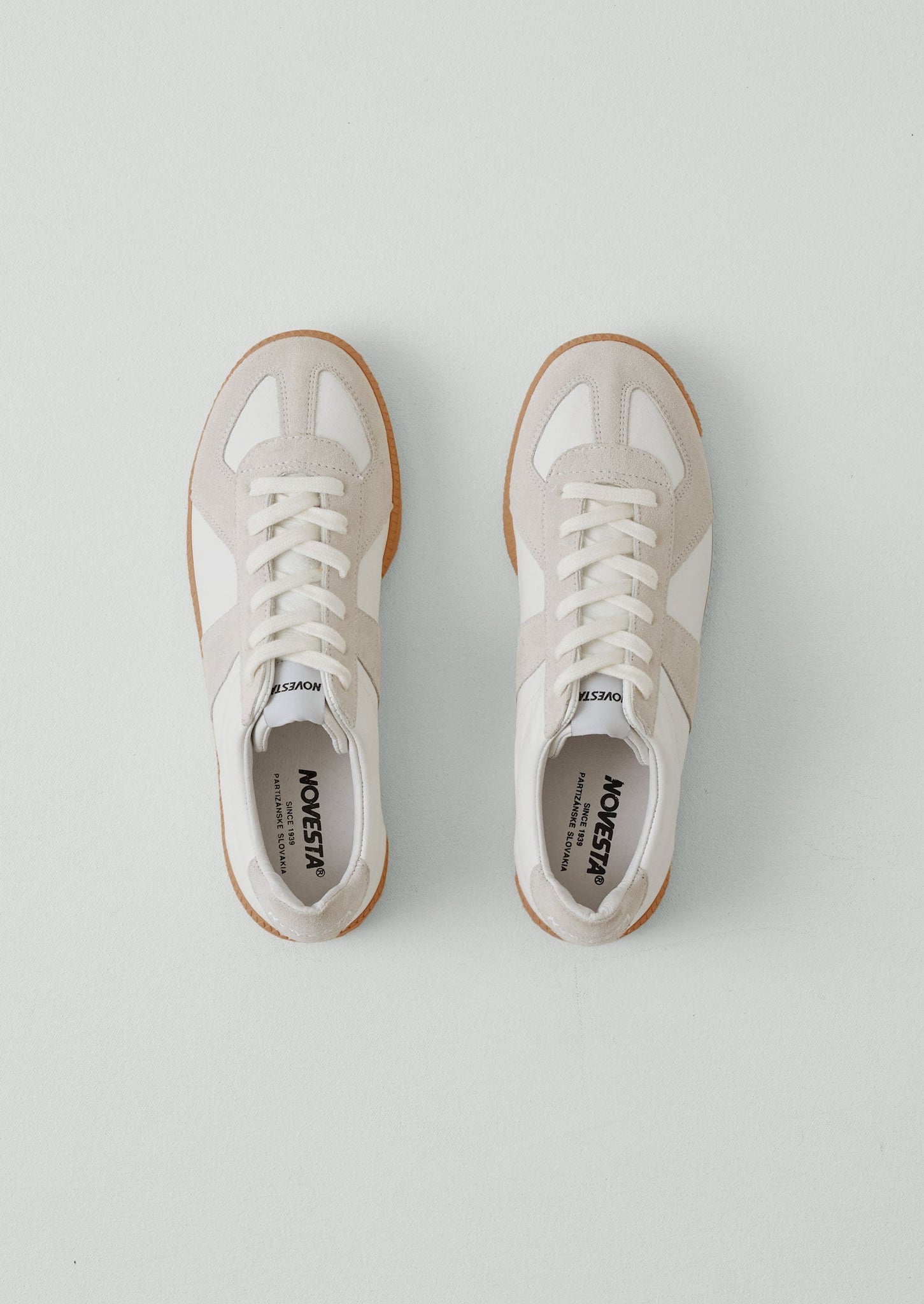 Novesta Gat Leather Sneakers | Ecru