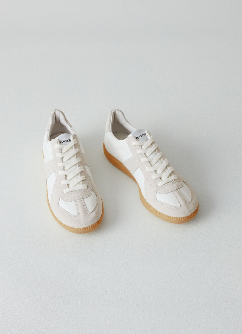 Novesta Gat Leather Sneakers | Ecru