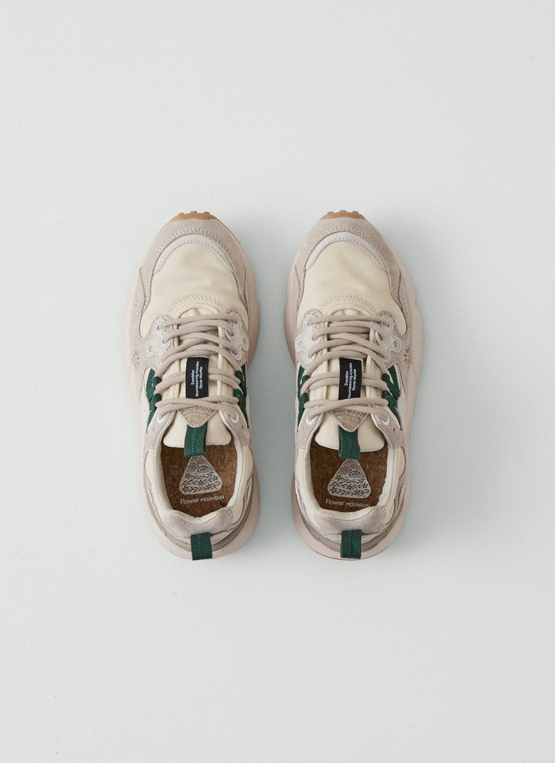 Flower Mountain Yamano Kaiso Sneakers | Green/Chalk Multi