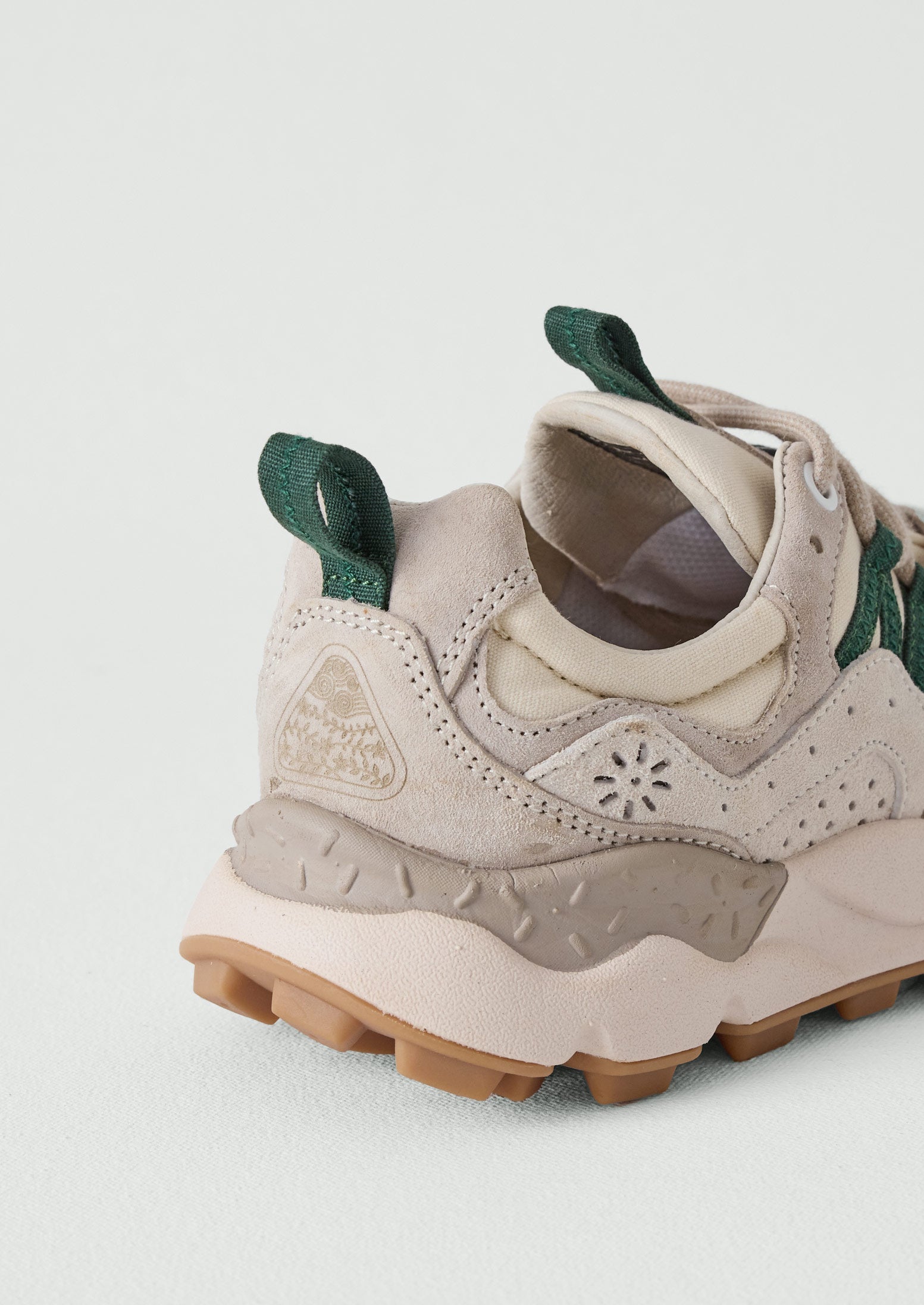 Flower Mountain Yamano Kaiso Sneakers | Green/Chalk Multi | TOAST