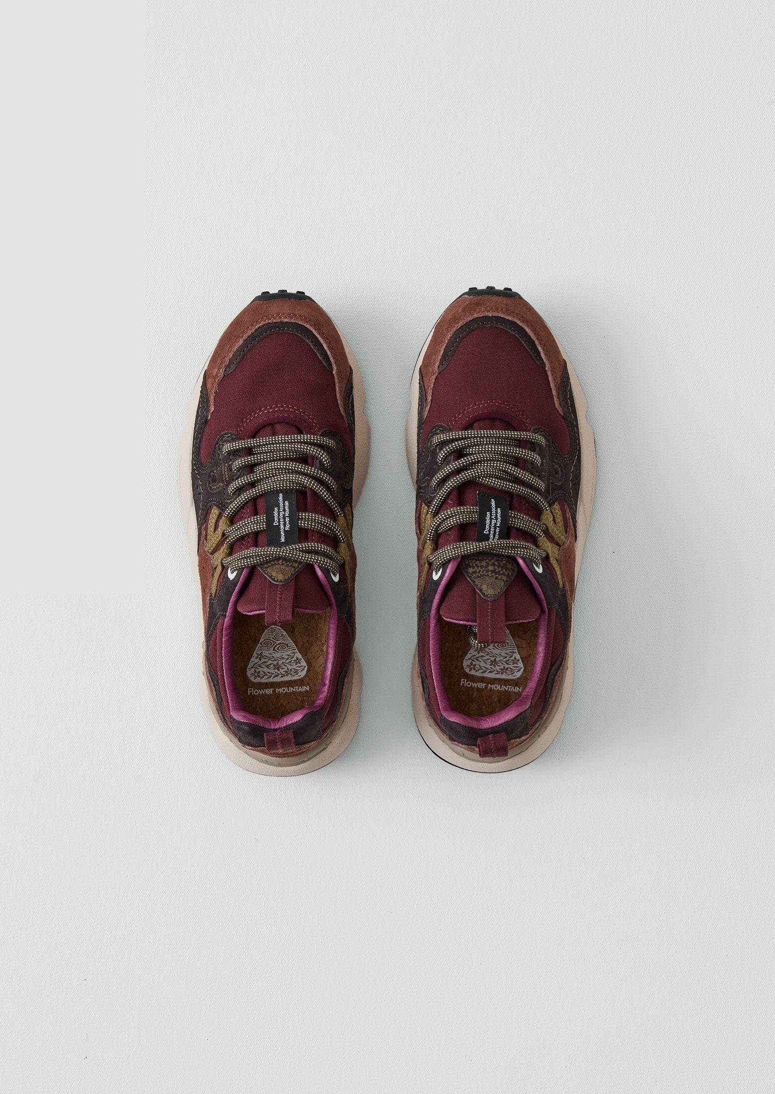 Flower Mountain Yamano Kaiso Sneakers | Beetroot | TOAST