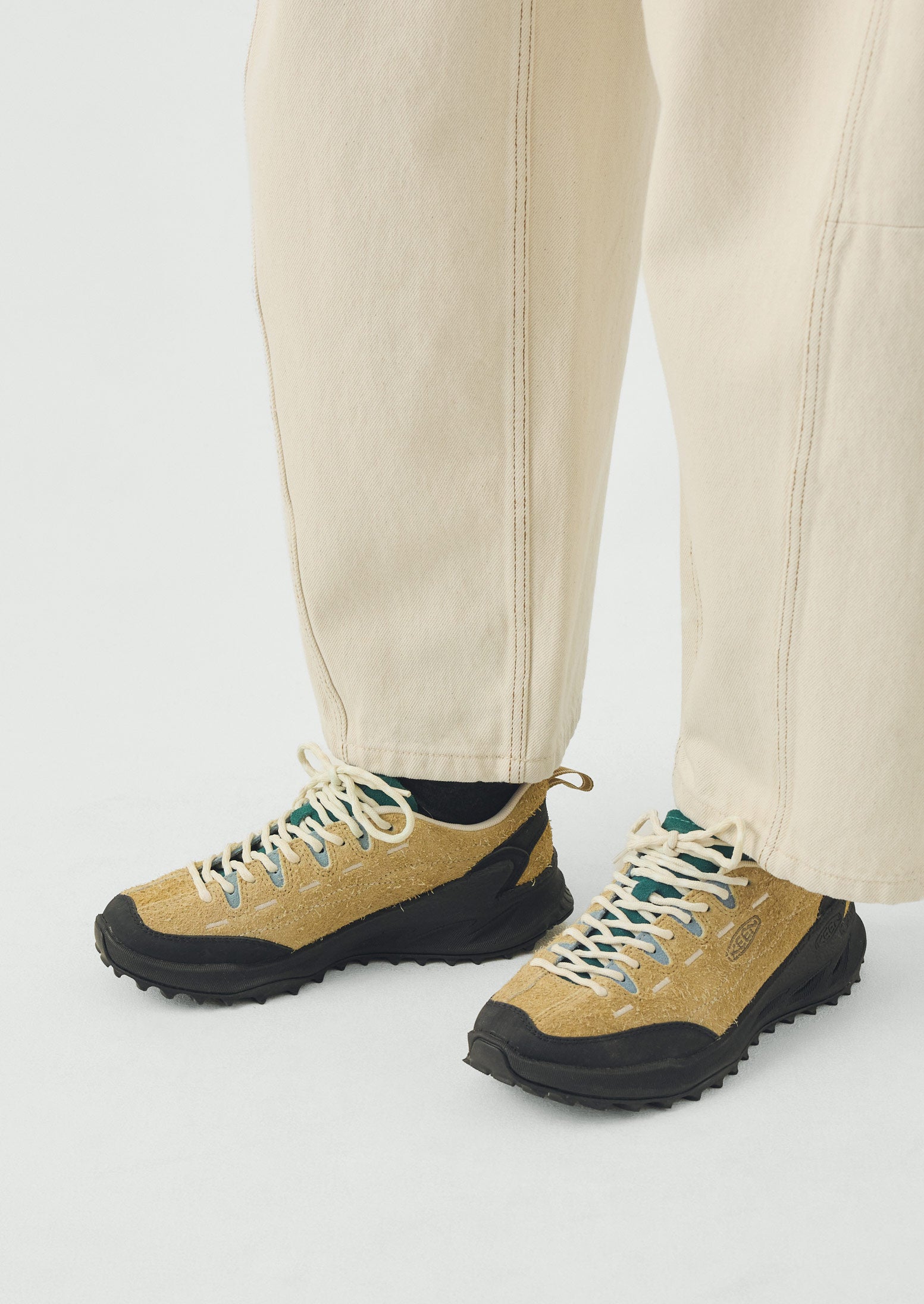 Keen Jasper Zionic Suede Sneakers | Khaki/Abbey Stone | TOAST