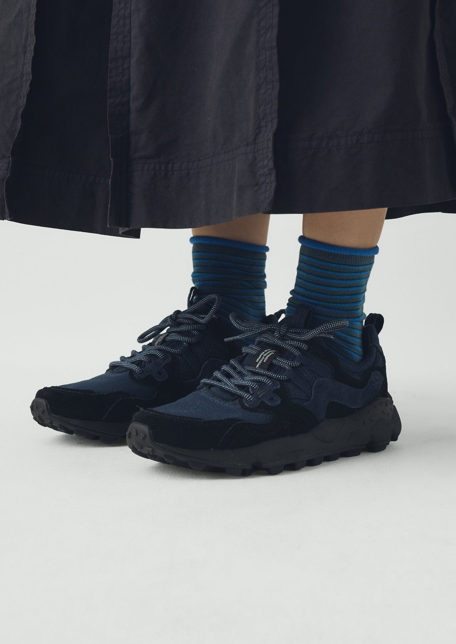 Flower Mountain Yamano Kaiso Trainers | Indigo | TOAST
